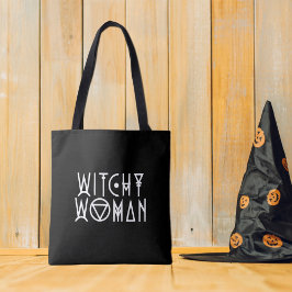 Witchy Woman Niedlich Black Hexe Halloween Tasche