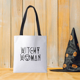 Witchy Woman Niedlich Black Hexe Halloween Tasche