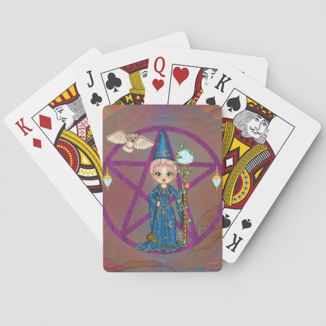 Witchy Woman Playing Cards Spielkarten (Rückseite)