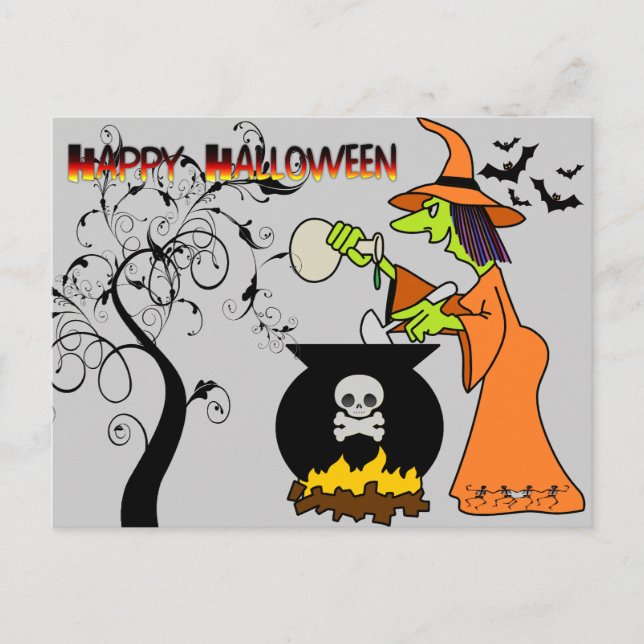 Witchy Woman Postkarte (Vorderseite)