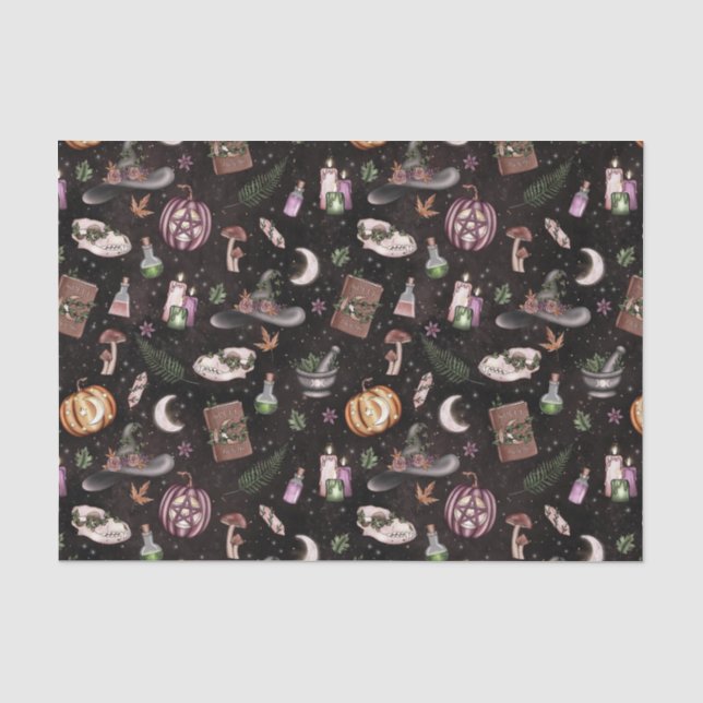 Witchy Woodland Seidenpapier (Vorderseite)