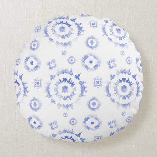 Wite colour ring pillow design  rundes kissen (Vorderseite)