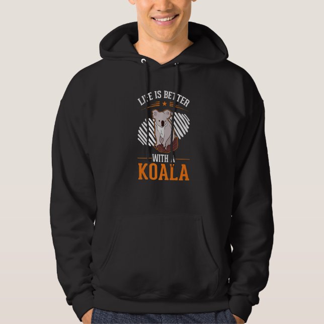 with a Koala Hoodie (Vorderseite)