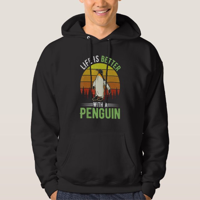 with a Penguin Hoodie (Vorderseite)