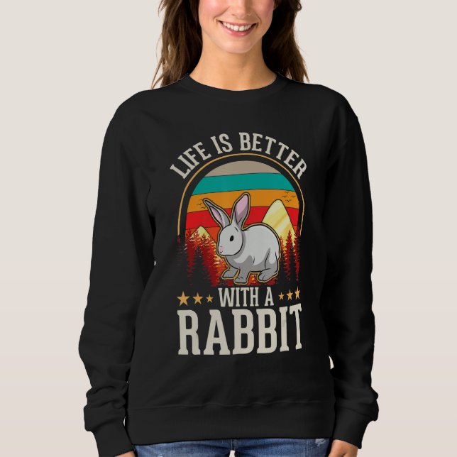 with a Rabbit Sweatshirt (Vorderseite)