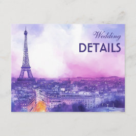 With DETAILS Amour Éternel à la Parisienne Begleitkarte