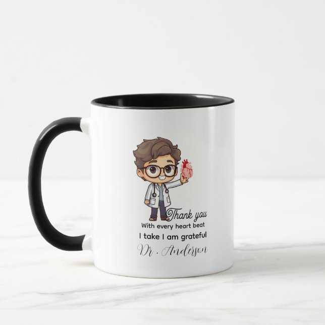 With Every heart I take cardiologist Personalized  Tasse (Links)