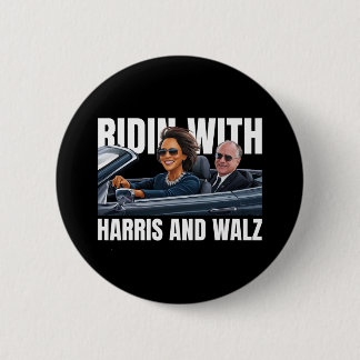 With Harris And WAlzheimer President Kamala Harris Button