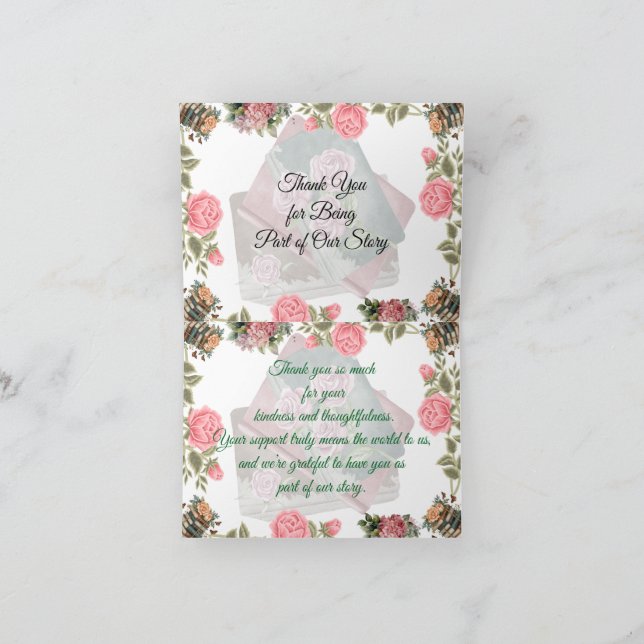 With Heartfelt Thanks Dankeskarte (Innenseite)