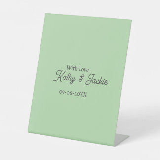 With love add couple name wedding simple minimal  sockelschild