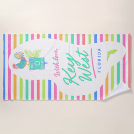 With Love Key West Towel Strandtuch