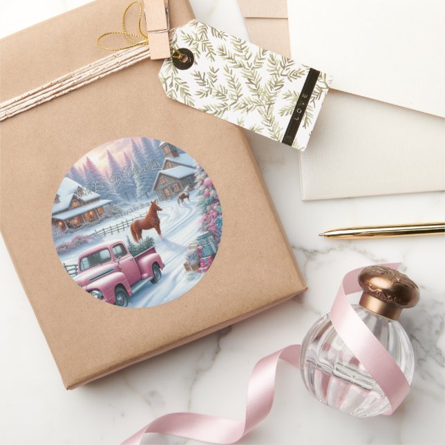 With Love This Christmas beautiful Sticker set  (Cadeaux)