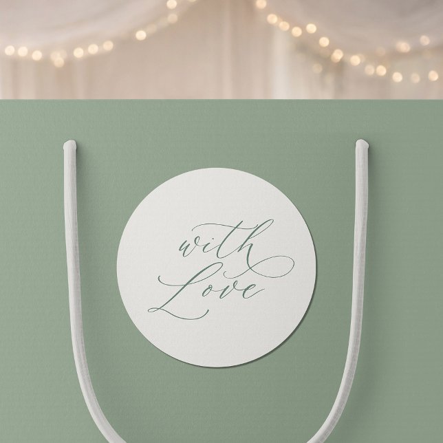 With Love Wedding Favor Stickers  (Von Creator hochgeladen)