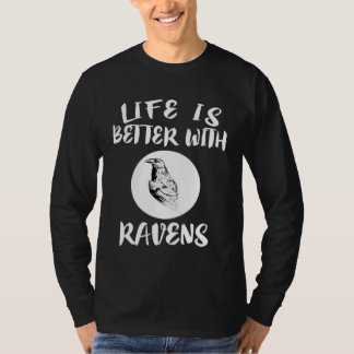 With Ravens Birds Animal T-Shirt