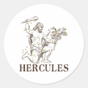 WITS: Hercules Runder Aufkleber