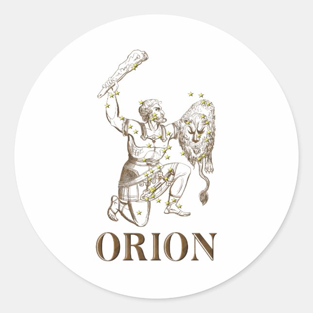 WITS: Orion Runder Aufkleber (Vorderseite)