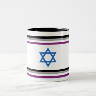 Witterungsbeständige personalisierte Hausflagge Zweifarbige Tasse