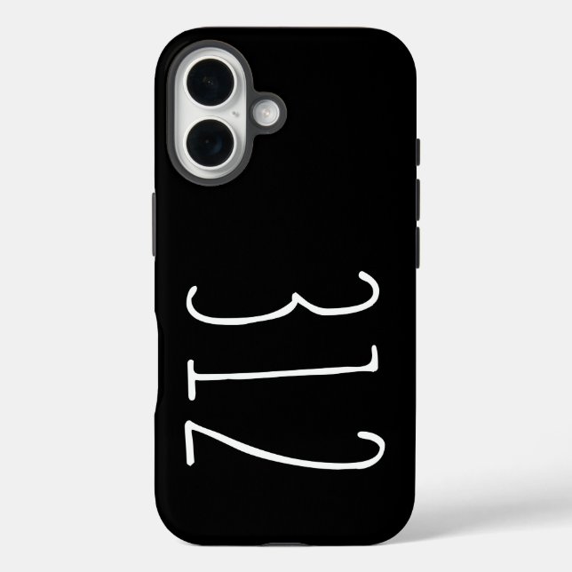 Witterungsgebietscode 312 (Chicago) iPhone 16 Hülle (Rückseite)