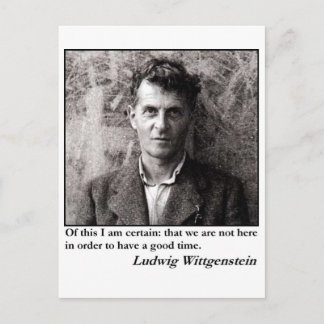 Wittgenstein Postkarte