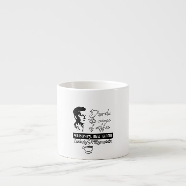 Wittgenstein, Tractatus Logico-Philosophicus Espressotasse (Vorderseite)