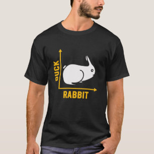 Wittgensteins Rabbit Duck Illusion Physischer Nerd T-Shirt