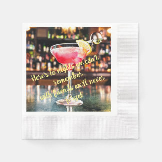 Witty Cosmo Cocktail Napkins Serviette