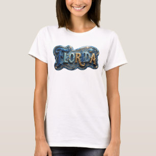 Witty Gold FLORIDA Slogan T-Shirt