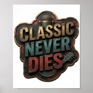 Witty Gold KLASSIKER STIRBT NIE Poster
