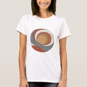 Witty Gray ABSTRACT ART Grafikdesign v2 T-Shirt