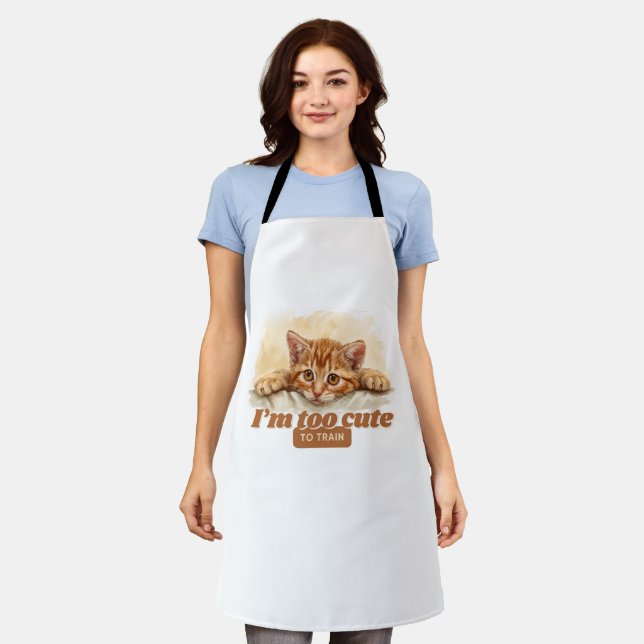 Witty Kitten Geschenke für Katzen-Vater Schürze (Getragen)
