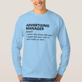 Witty Marketing Manager Look T-Shirt
