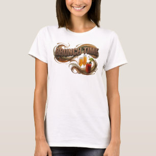 Witty Orange BRUNCH TIME Grafik T-Shirt