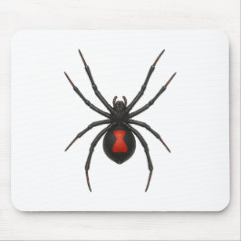 Witwenwarnung: Schwarze Witwenspinne Mousepad