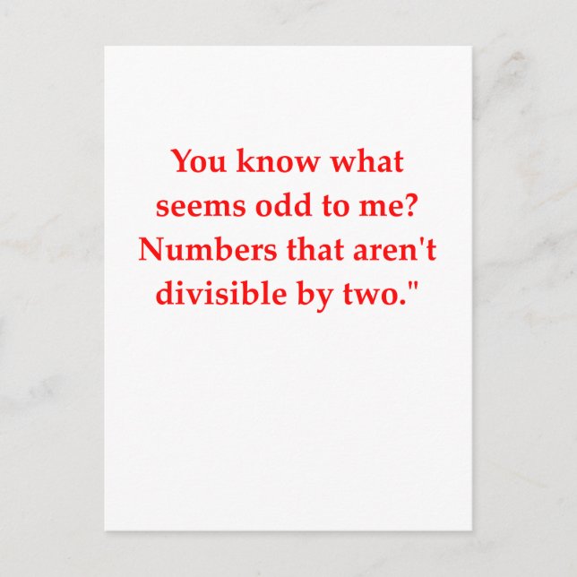 Witz Postkarte (Vorderseite)