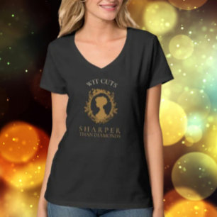 Witz schneidet schärfer als Diamanten T-Shirt