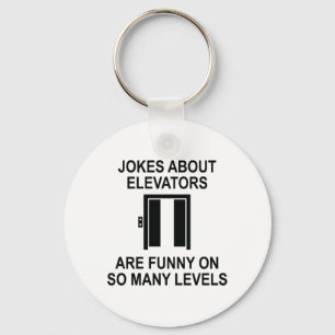 Witze über Aufzüge Schlüsselanhänger