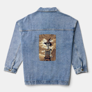 Witze über mich: Cooler Skelettklown Jeansjacke