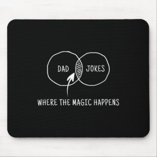 Witze, wo die Magie passiert 1 Mousepad