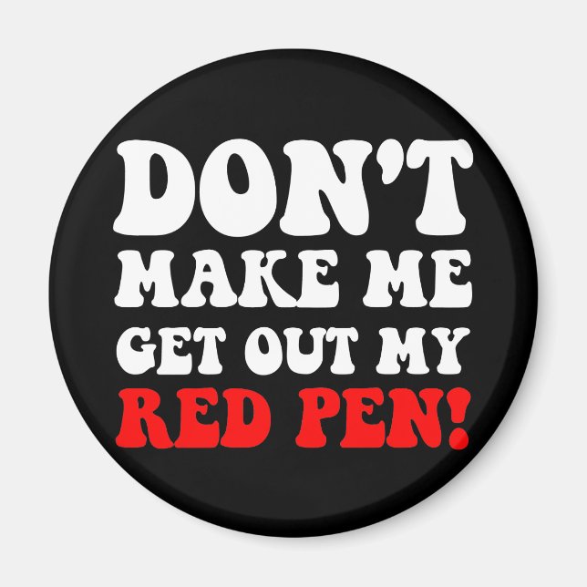 Witzelehrer Magnet (Vorne)