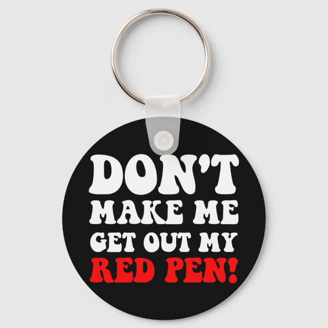 Witzelehrer Schlüsselanhänger (Vorderseite)