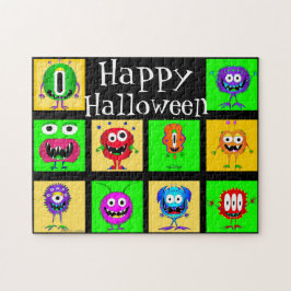 Witzig, bunt, Cartoon Monster