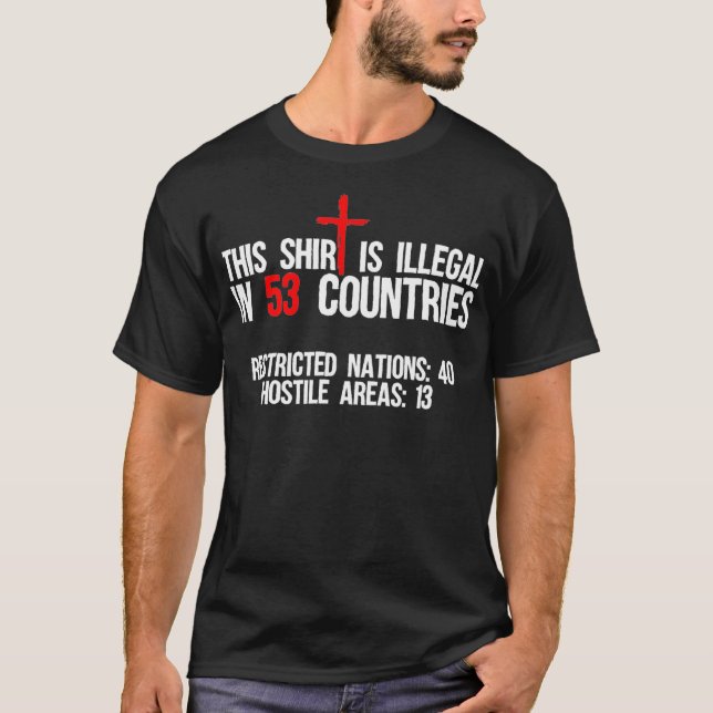 Witzig, dass das in 53 Ländern illegal ist, wenn s T-Shirt (Vorderseite)