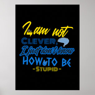 Witzig, Hirndesign Poster