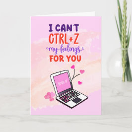 Witzig: Ich kann den Valentinstag meiner Gefühle n Karte