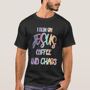 Witzig ich laufe auf Jesus Kaffee und Chaos Christ T-Shirt