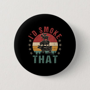 Witzig ich rauchen, dass Grillen Shirt Koch Männer Button