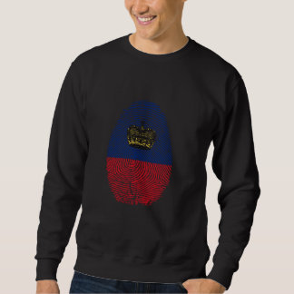 Witzig ist es in meiner DNA-Liechtenstein-Flagge F Sweatshirt