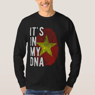 Witzig ist es in meiner DNA Vietnam-Flagge Fingerp T-Shirt
