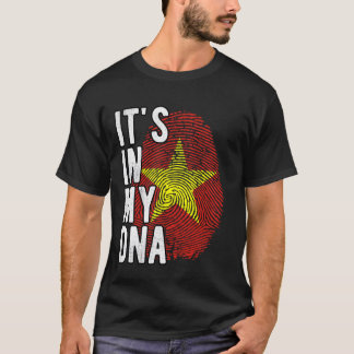 Witzig ist es in meiner DNA Vietnam-Flagge Fingerp T-Shirt