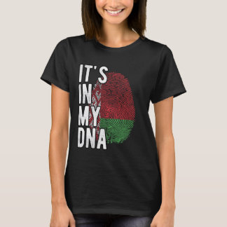 Witzig ist es in meiner DNA Weißrussland Flag Fing T-Shirt